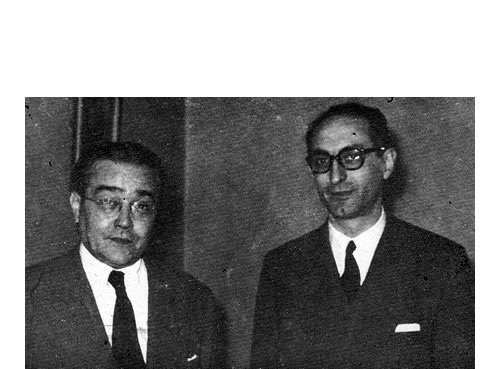 Ricardo Balbín y Arturo Frondizi